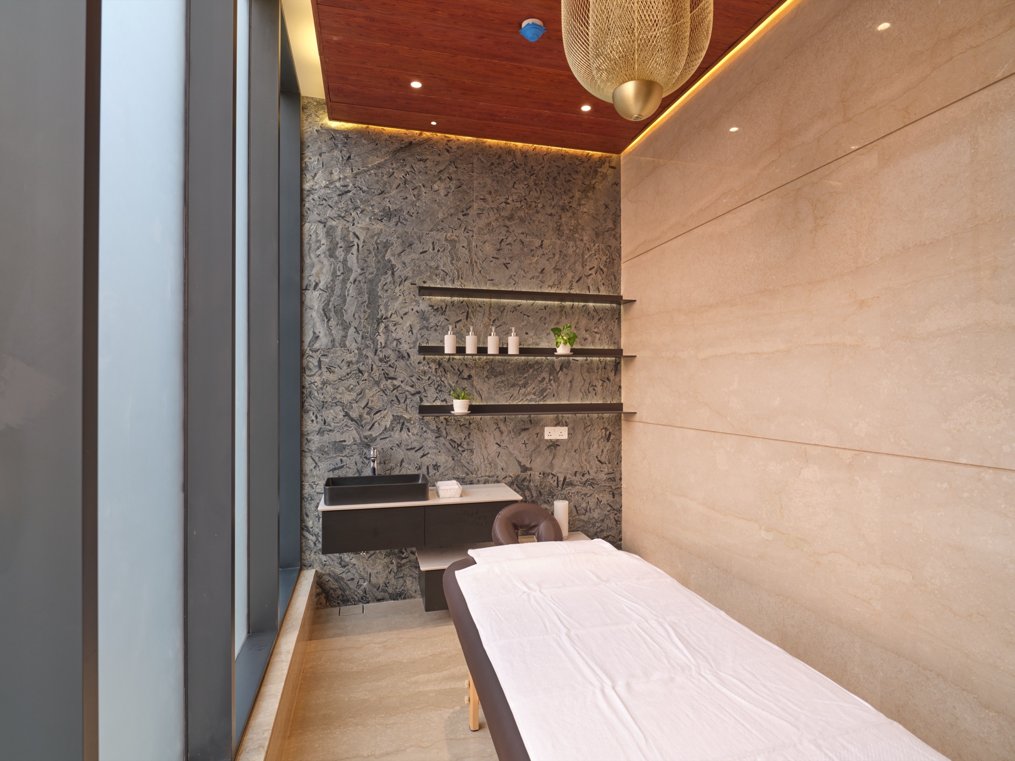 Private spa treatment room luxury bungalow for sale Ahmedabad